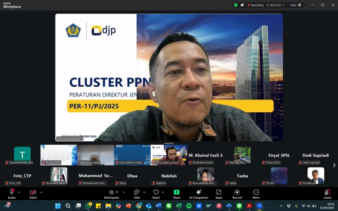 Press Release: Sosialisasi Peraturan Dirjen Pajak No. 11 Tahun 2025 dengan PT Akses Pelabuhan Indonesia bersama PT Pelindo Solusi Logistik Group