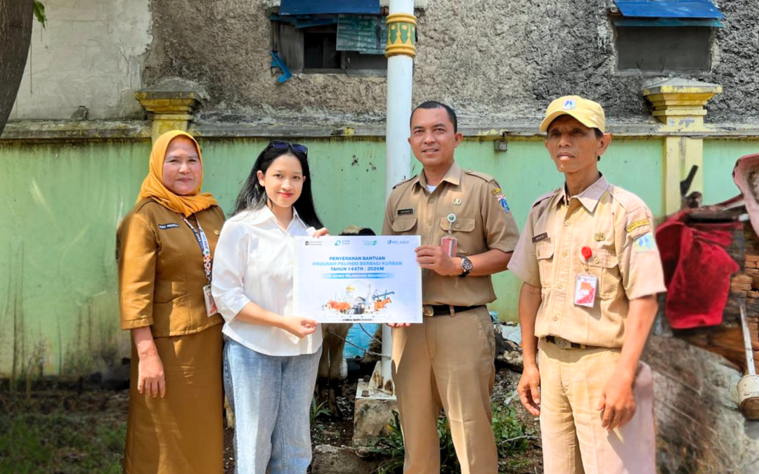 Melalui Program TJSL Pelindo Berbagi, PT API Salurkan Hewan Kurban pada Idul Adha 2026